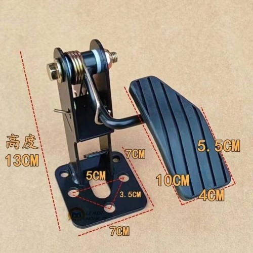 Replacement accelerator pedal assembly for modern vehicles with electronic throttle control and ergonomic design